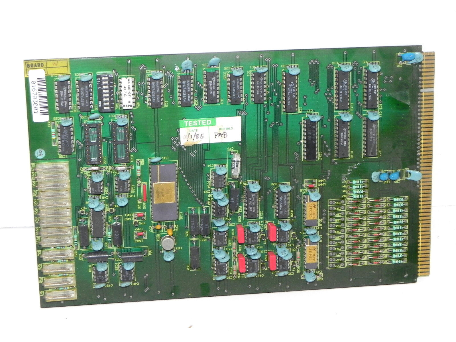 CUPE CUPROC 16 ANALOGUE EE131B3346A I/O INTERFACE BOARD