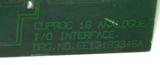 CUPE CUPROC 16 ANALOGUE EE131B3346A I/O INTERFACE BOARD