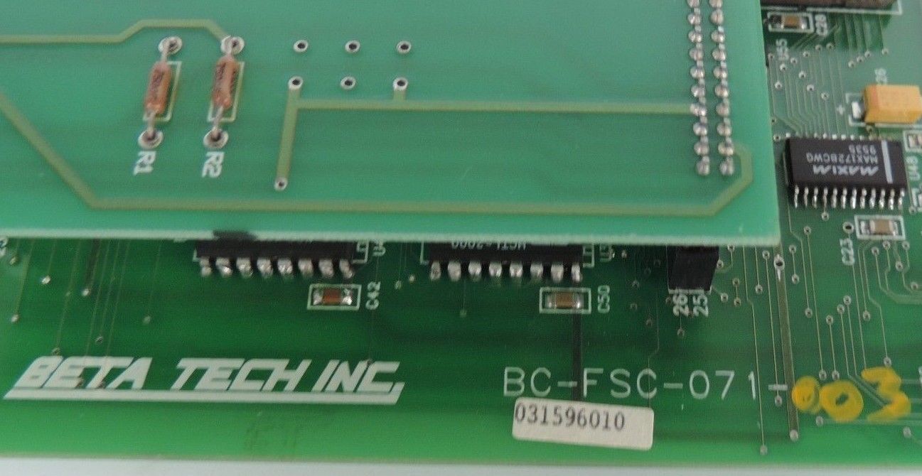 BETA TECH BC-FSC-072-003/BC-NULL-011-001 SPINDLE CARD BCFSC072003 REPAIRED