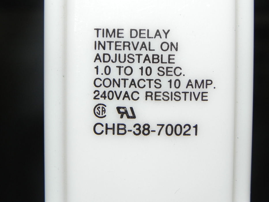 POTTER & BRUMFIELD CHB-38-70021 TIME DELAY RELAY TIMER 1.0-10 SEC. NEW