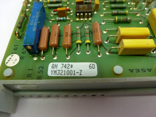 ASEA YM321001-Z PC BOARD YM321001Z SIGNAL UNIT TYPE QH 742