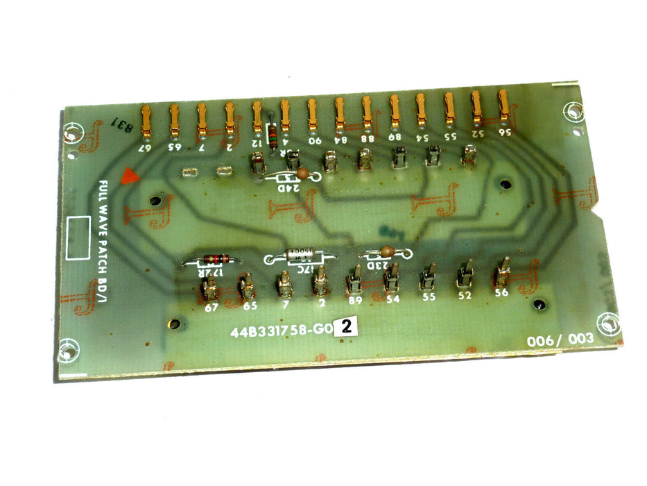 GENERAL ELECTRIC 44B331758-G02 BOARD 44B331758G02