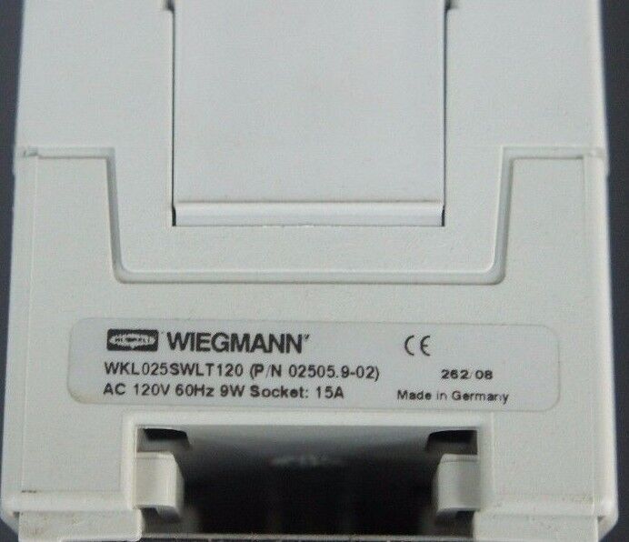 NEW WIEGMANN WKL025SWLT120 LIGHT,RECEPTACLE & COVER,120V, P/N: 02505.9-02