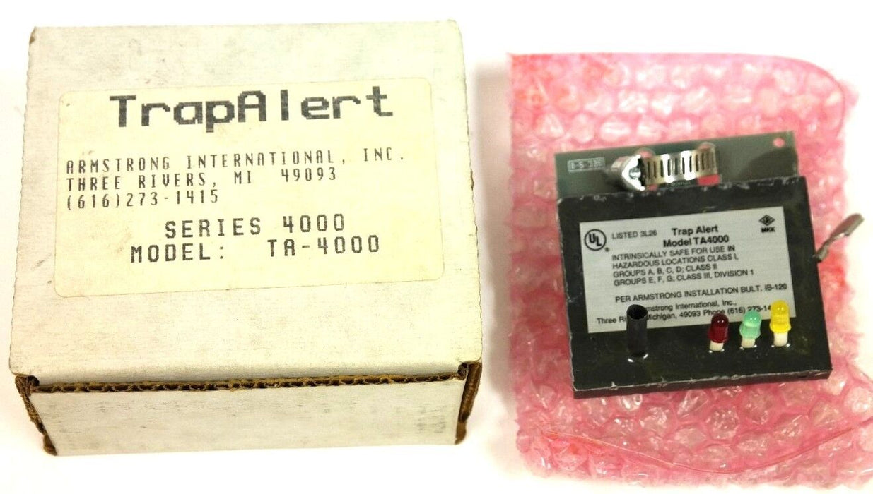 NIB ARMSTRONG INTERNATIONAL, INC. TA-4000 TRAP ALERT TA4000, SERIES: 4000