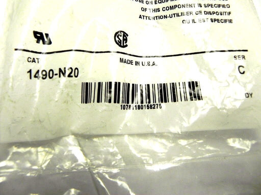 NEW ALLEN BRADLEY 1490-N20 ADAPTER GROUNDING 1490N20