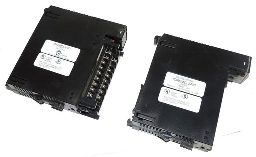 LOT OF 2 GE FANUC IC693MDL240D INPUT MODULES 120VAC INPUT 16POINT