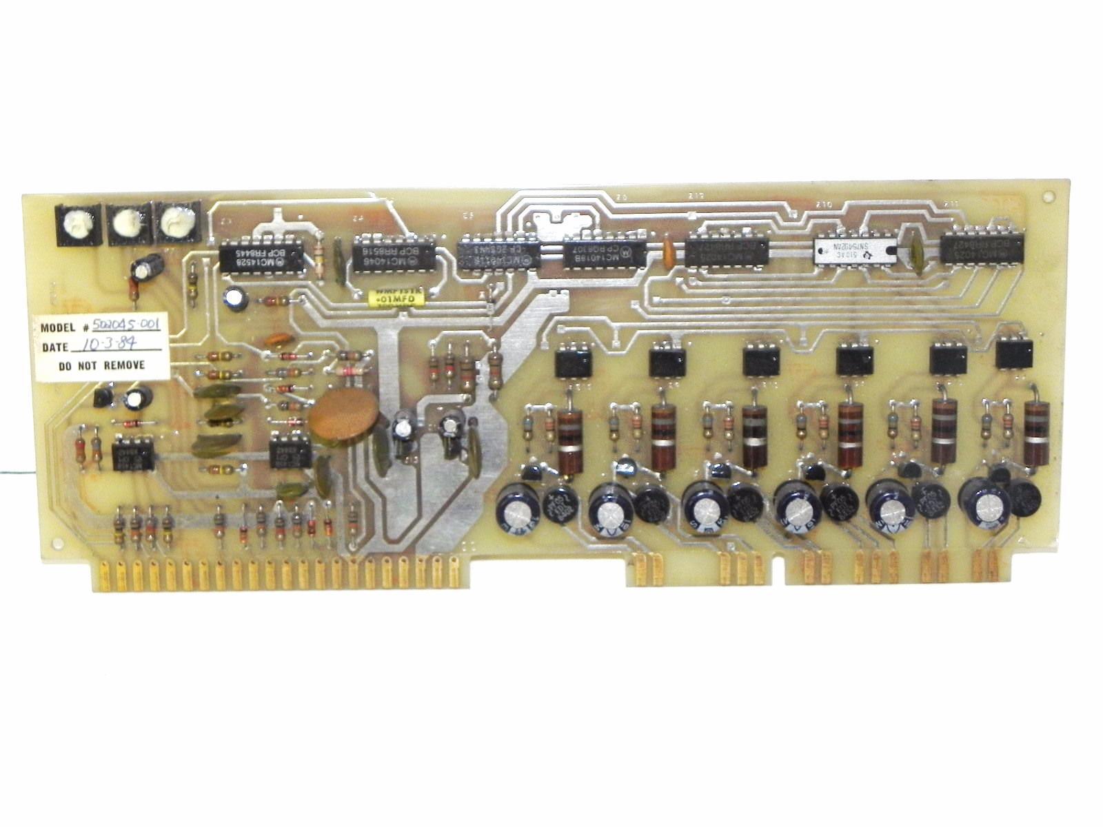 WELCO TECHNOLOGIES 502045001 BOARD 502045-001