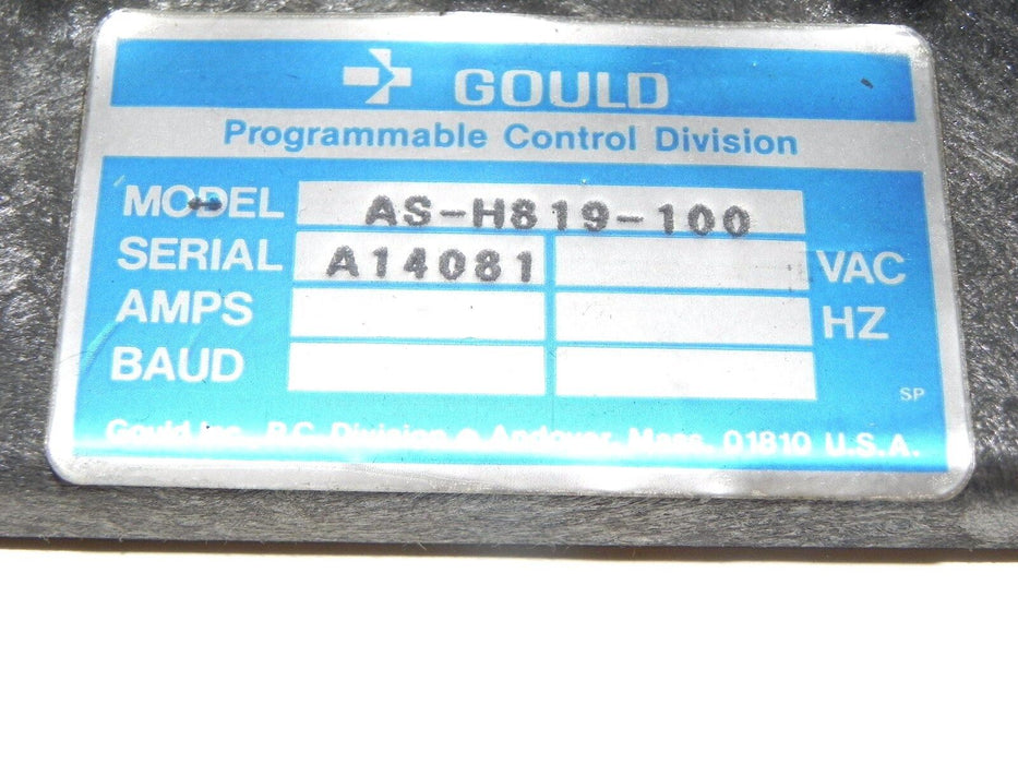 MODICON AS-H819-100 7-SLOT RACK 19" LENGTH ASH819100