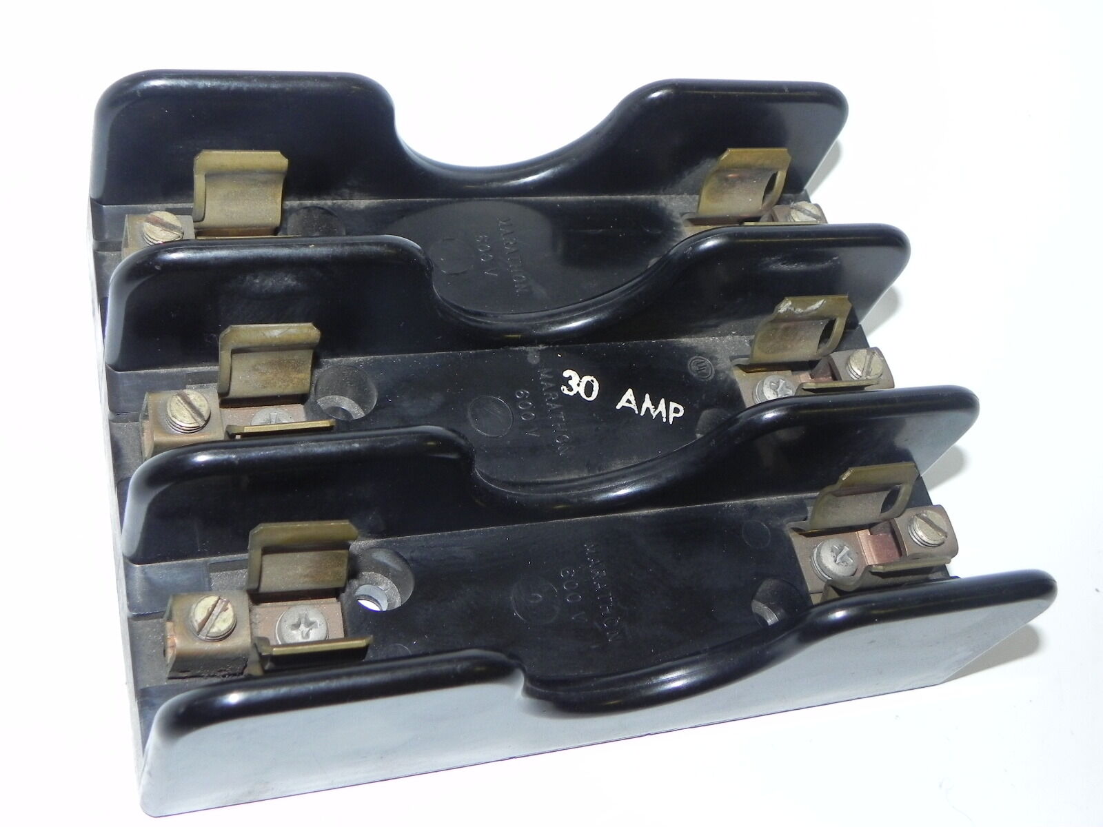 MARATHON 6F30A3B FUSE BLOCK 30AMP 3POLE 600VAC