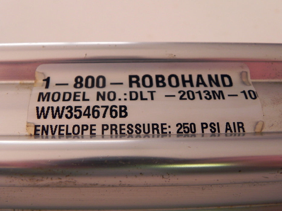 ROBOHAND DLT-2013M-10 CYLINDER WW354676B 250 PSI AIR DLT2013M10