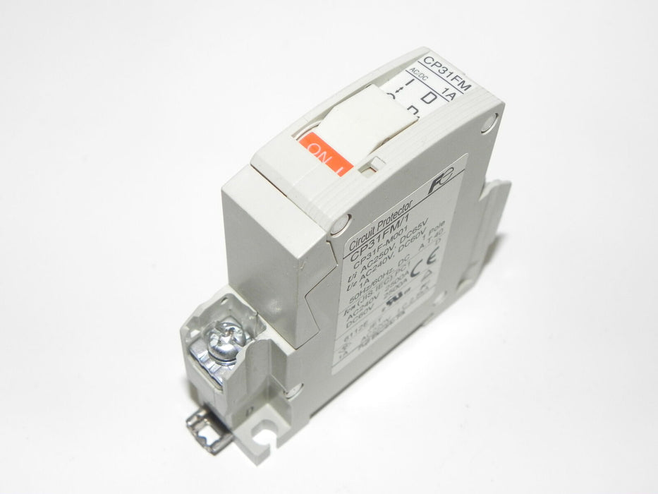 FUJI CP31FM/1 CIRCUIT PROTECTOR CP31FM 1 AMP BREAKER