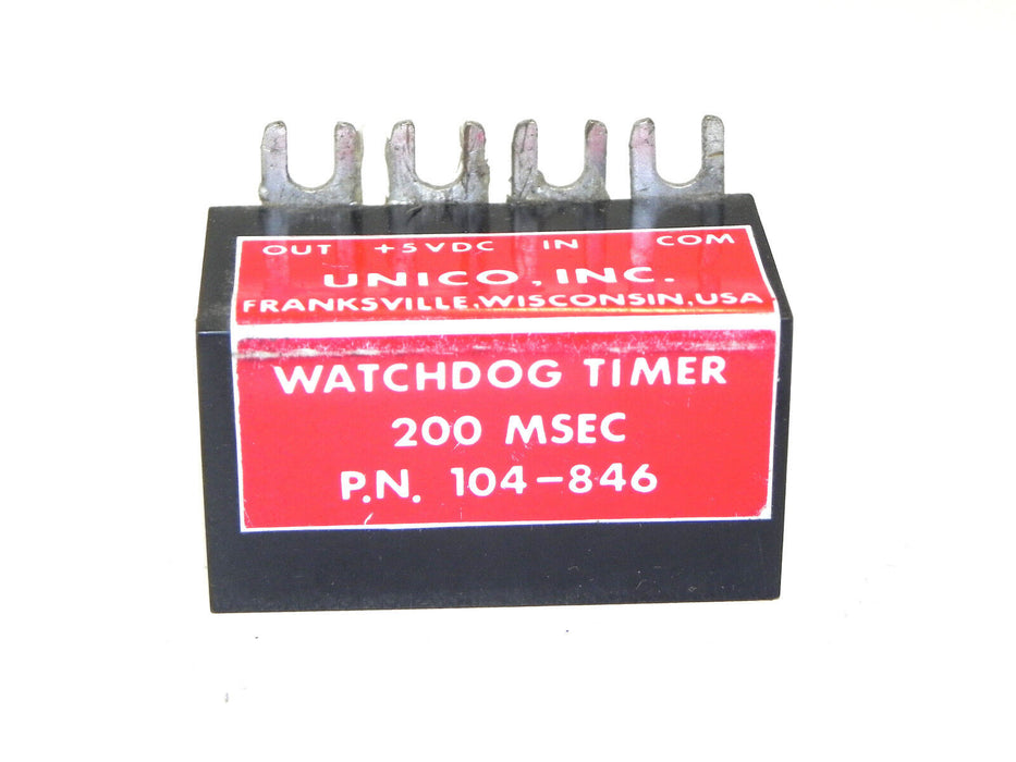UNICO 104-846 WATCHDOG TIMER 200 MSEC 104846