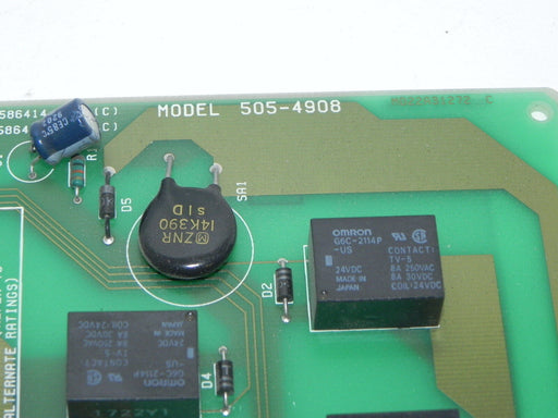 SIEMENS TEXAS INSTRUMENTS 505-4908 MODULE RELAY OUTPUT 20-250VAC 24VDC