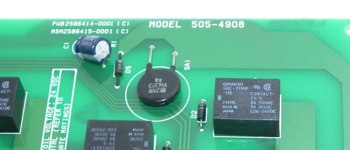SIEMENS TEXAS INSTRUMENTS 505-4908 MODULE RELAY OUTPUT 20-250VAC 24VDC