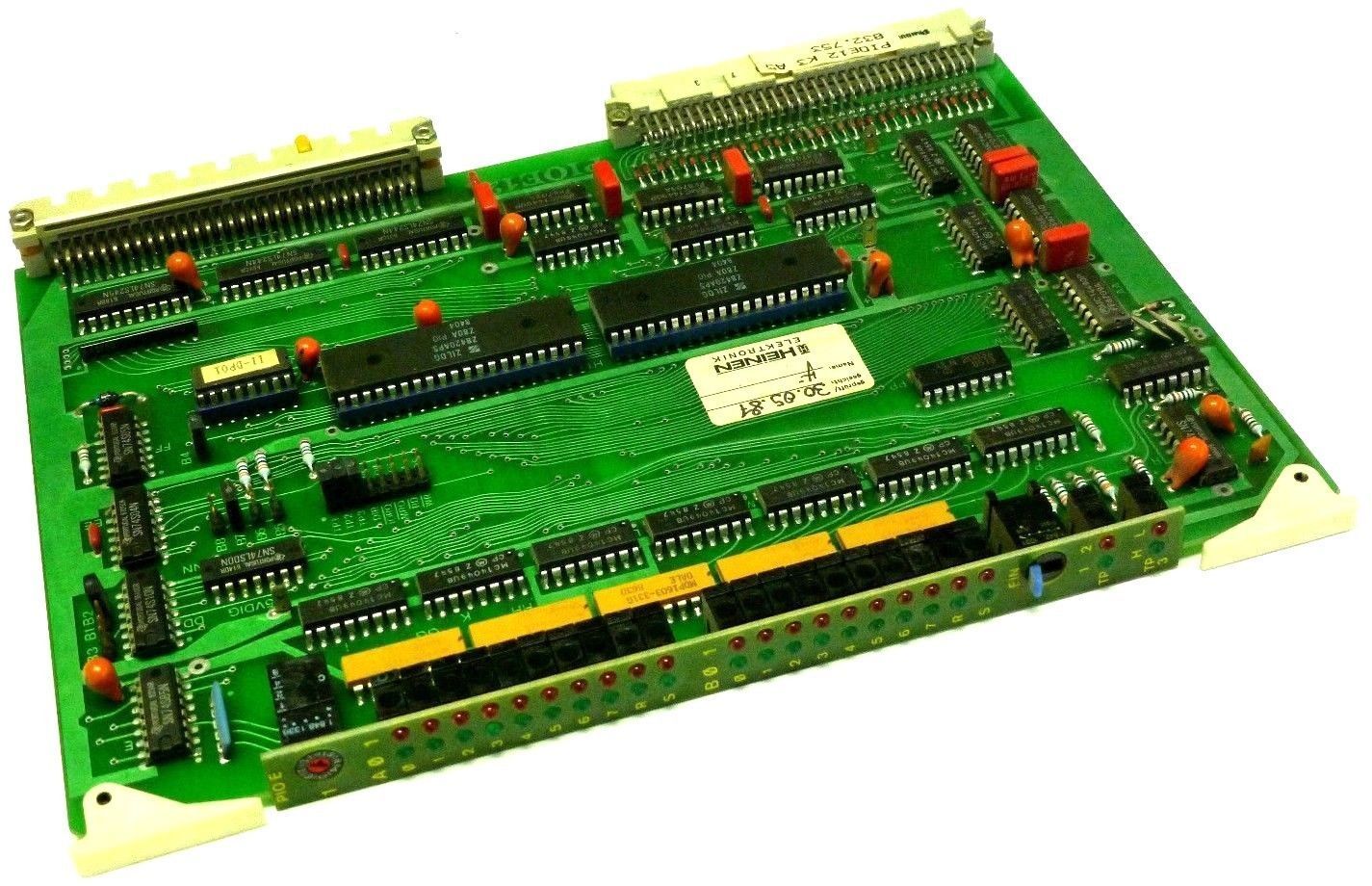 HEINEN ELEKTRONIK PIOE12-K3 832.753 PC BOARD PIOE12K3