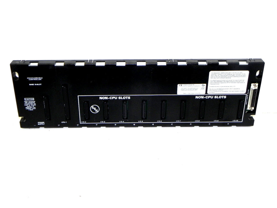 GE FANUC IC693CHS391M IC693CHS391M CPU MODULE BASE 10SLOT EMI ENHANCED
