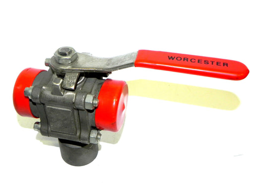 NEW FLOWSERVE A351 CF3M BALL VALVE 1" 3 WAY A351CF3M
