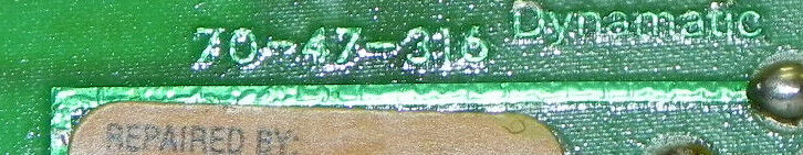 EATON CORPORATION DYNAMATIC 15-46-14 CONTROL BOARD 70-47-316, 154614