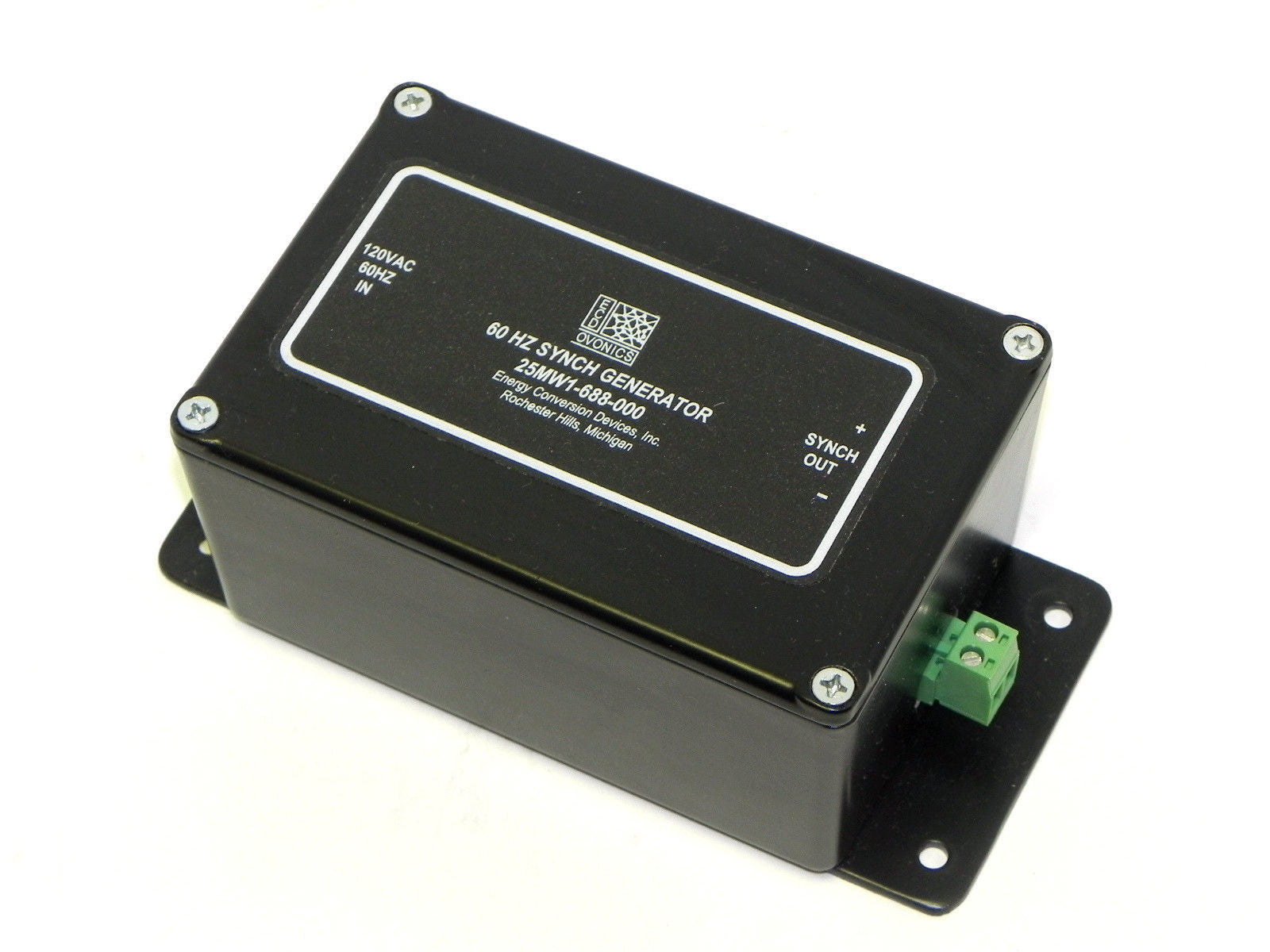 NEW ECD OVONICS 25MW1-688-000 SYNCH GENERATOR 120VAC, 60HZ, 25MW1688000