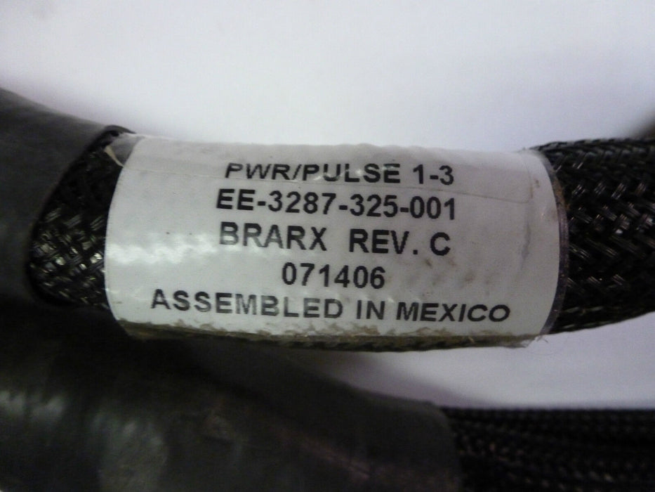 FANUC EE-3287-325-001 REV. C PWR/PULSE 1-3 ROBOT CABLE EE3287325001