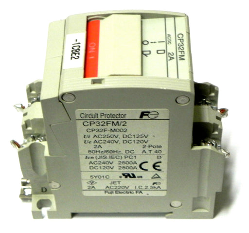 FUJI ELECTRIC CP32FM/2 CIRCUIT BREAKER 2A, CP32F-M002