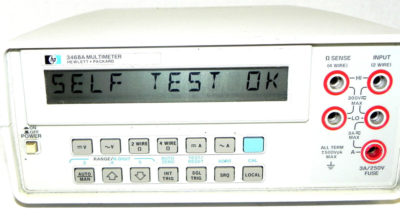 HP HEWLETT-PACKARD 3468A MULTI METER