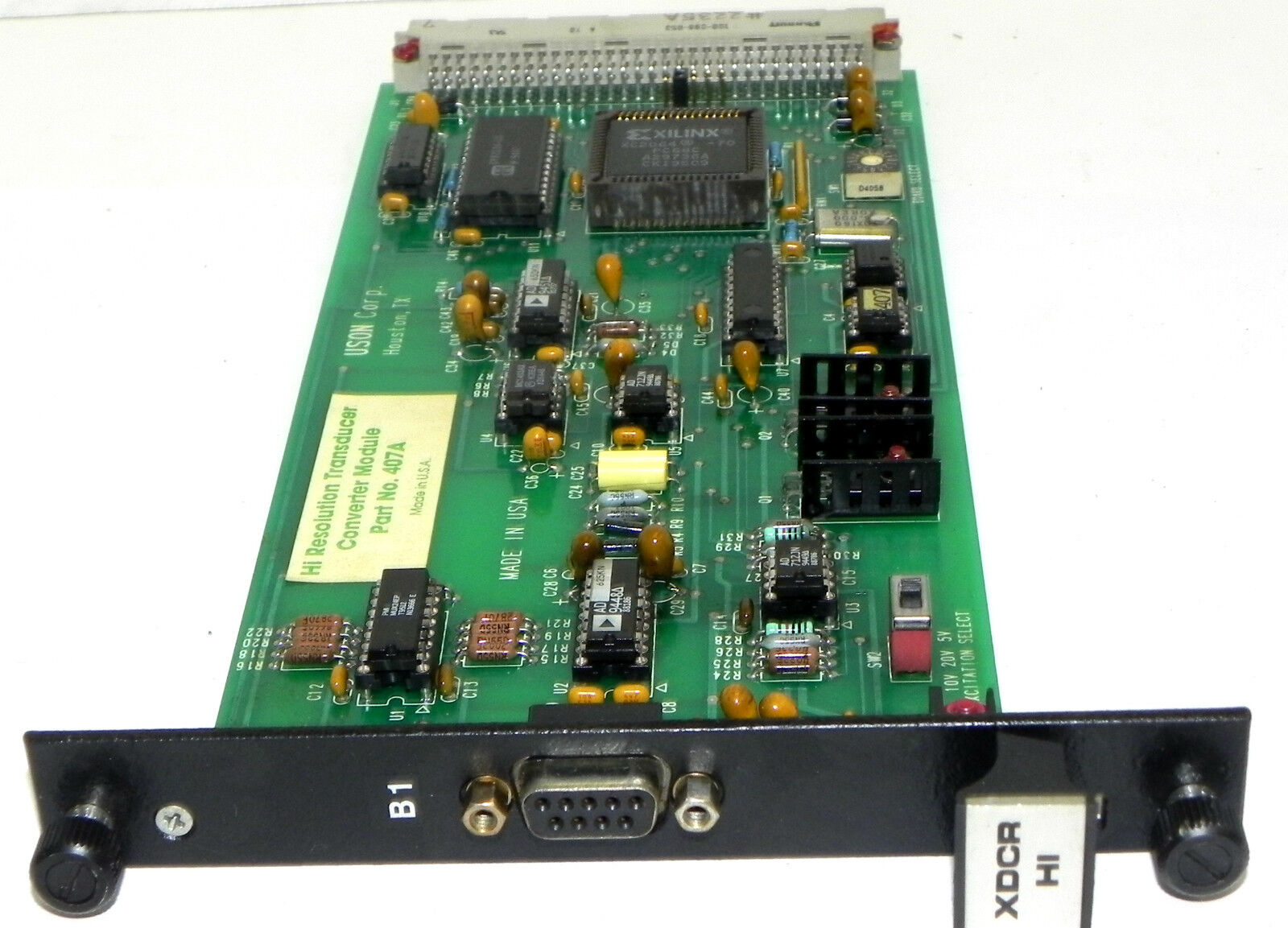 USON CORP 407A HI RESOLUTION TRANSDUCER CONVERTER MODULE