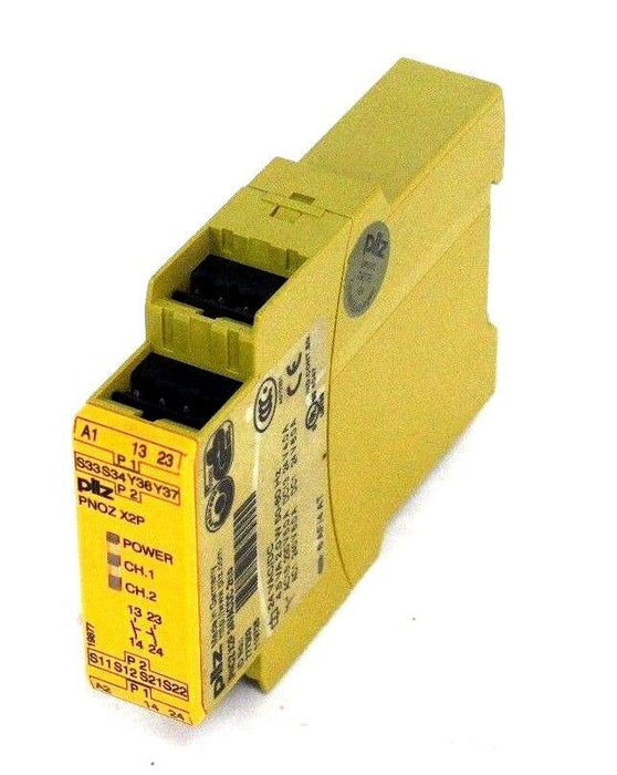 PILZ PNOZ X2P 24VACDC 2n/o SAFETY RELAY PNOZ X2P, ID NO. : 777303