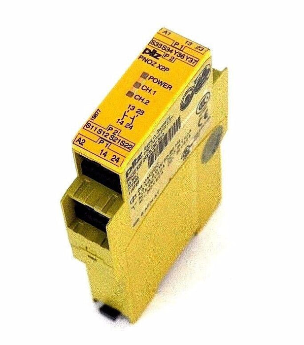 PILZ PNOZ X2P 24VACDC 2n/o SAFETY RELAY PNOZ X2P, ID NO. : 777303