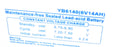LOT OF 4 SEALED LEAD-ACID BATTERIES YB6140(6V14AH)