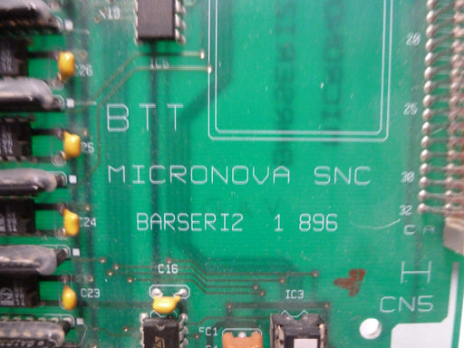 MICRONOVA SNC BARSERI2 1 896 CIRCUIT BOARD C.Q. B016 (44)