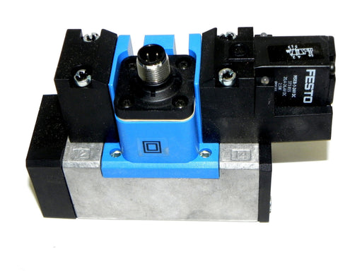 NIB FESTO 184494 SOLENOID VALVE MEBH-5/2-D-1-ZSR-FR-C