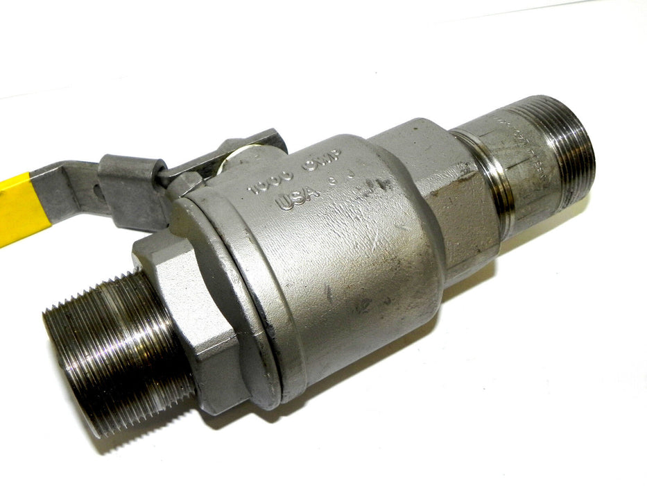 APOLLO 76F-107-27 BALL VALVE BODY: CF8M STEM: 316 S.S. 1-1/2''