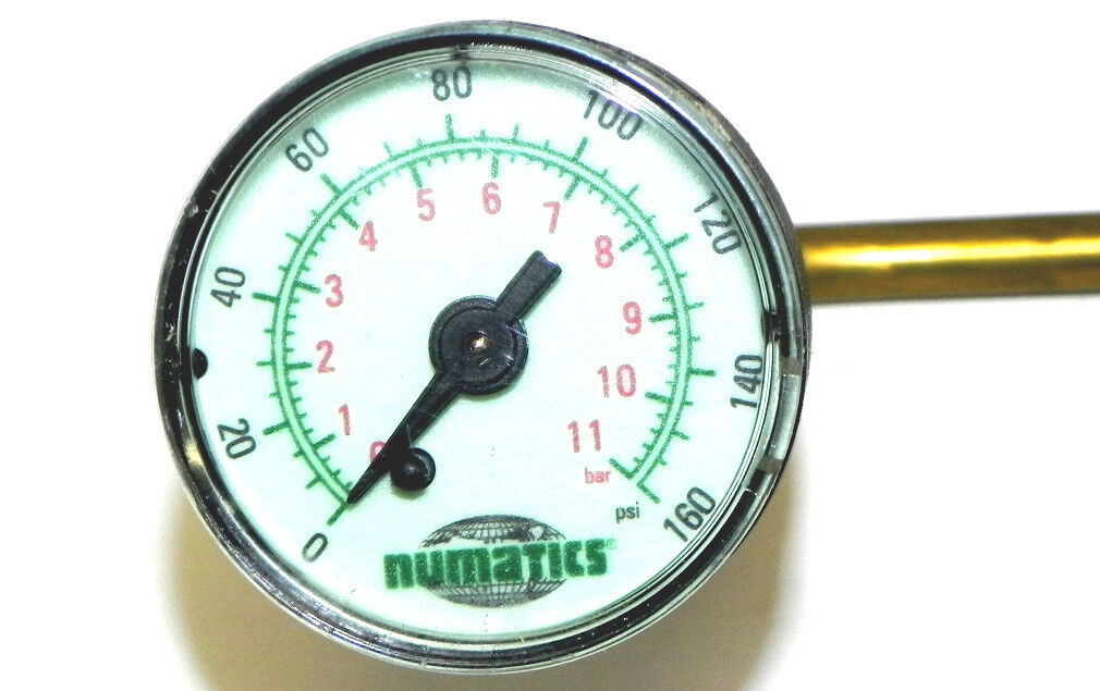 NUMATICS 081RS100J000000 REGULATOR AND GAUGE1/8IN 10-130PSI