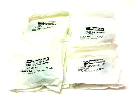 LOT OF 19 PARKER 4F3MXS MALE CONNECTOR 1/8" BSPT 6mm OD TUBE NEW