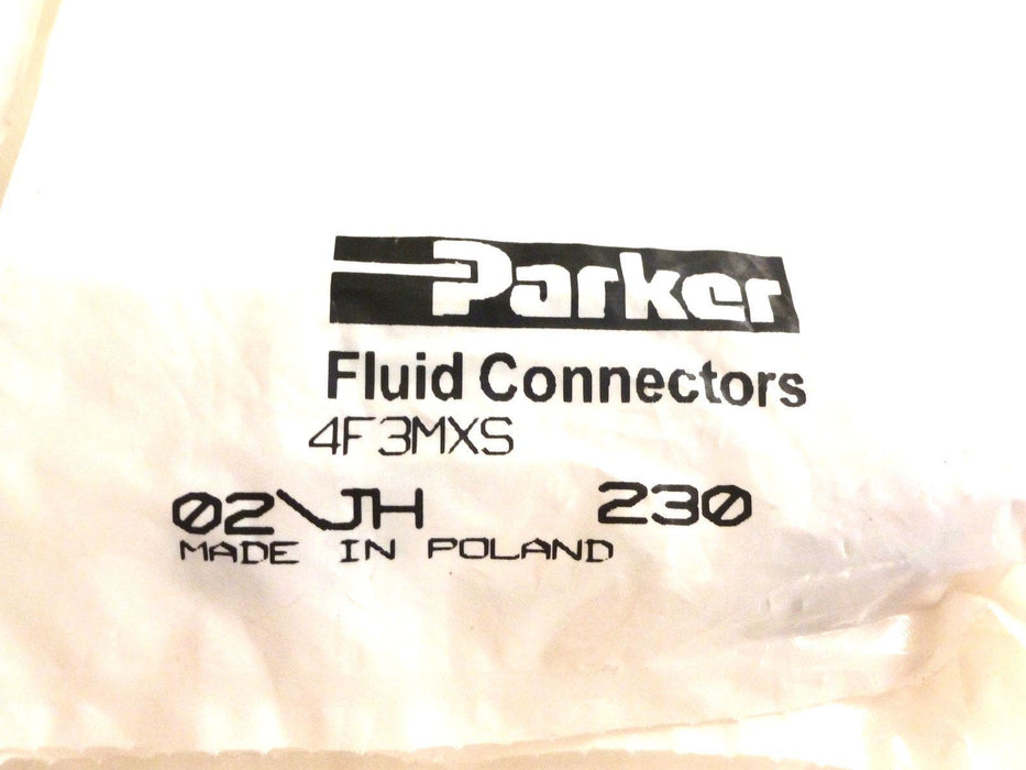 LOT OF 19 PARKER 4F3MXS MALE CONNECTOR 1/8" BSPT 6mm OD TUBE NEW