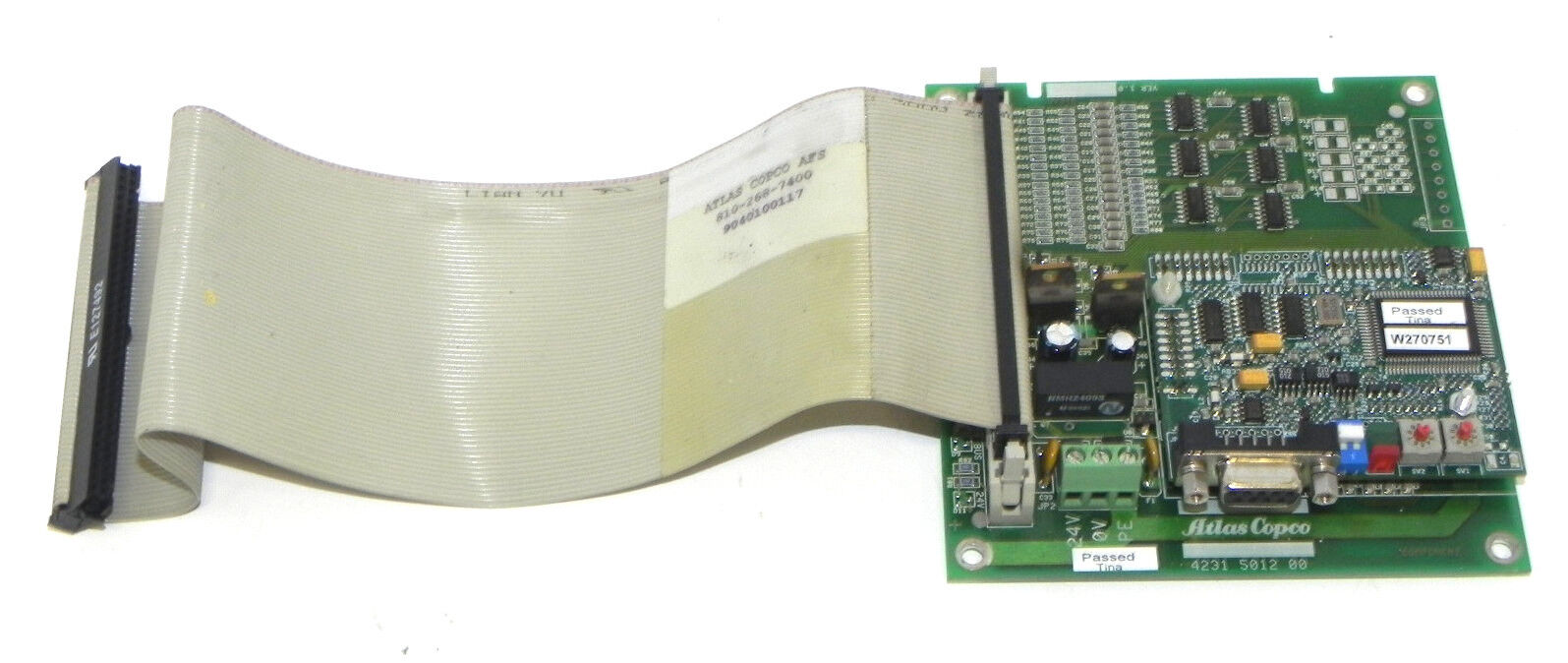 ATLAS COPCO 4231 5012 00 BOARD W/ 9040100117 CABLE 4231501200