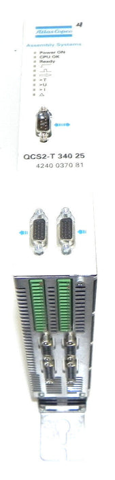 ATLAS COPCO 4240 0370 81 SERVO CONTROL MODULE QCS2-T 340 25 ACC P/N: 9032011834
