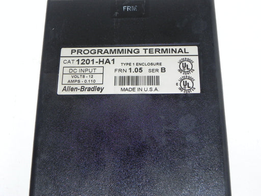 ALLEN BRADLEY 1305-BA04A DRIVE 380-460V W/ 1201-HA1 PROGRAMMING TERMINAL