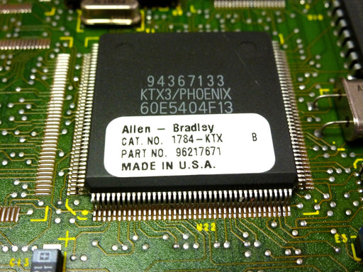 ALLEN BRADLEY 1784-KTX SER. B 96217671 ISA BUS PC DH485 RIO SCANNER 1PT 1784KTX