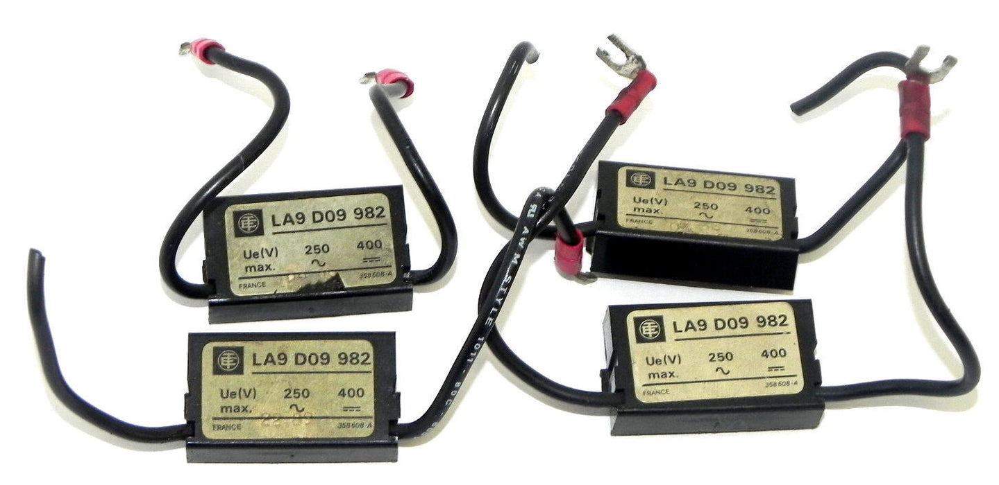 LOT OF 4 TELEMECANIQUE LA9 D09 982 SUPPRESSOR LA9D09982