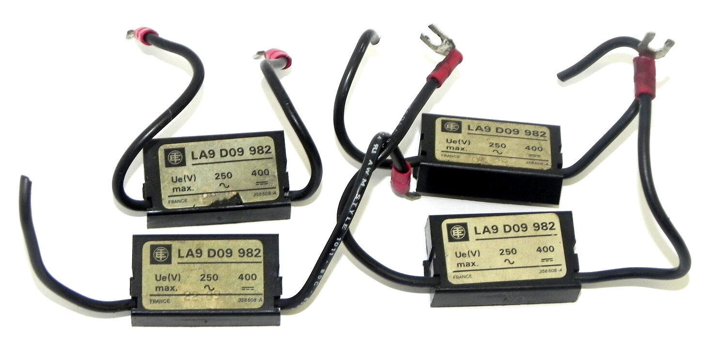LOT OF 4 TELEMECANIQUE LA9 D09 982 SUPPRESSOR LA9D09982
