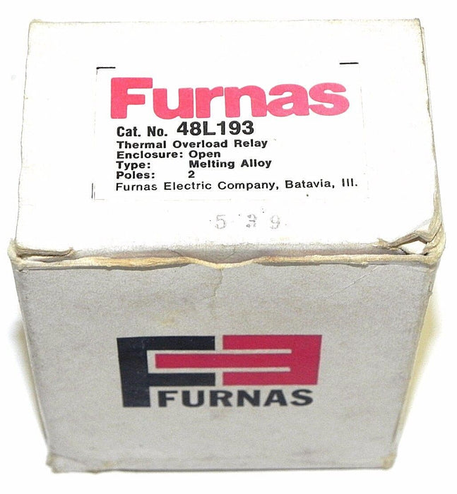 NEW FURNAS 48L193 THERMAL OVERLOAD RELAY