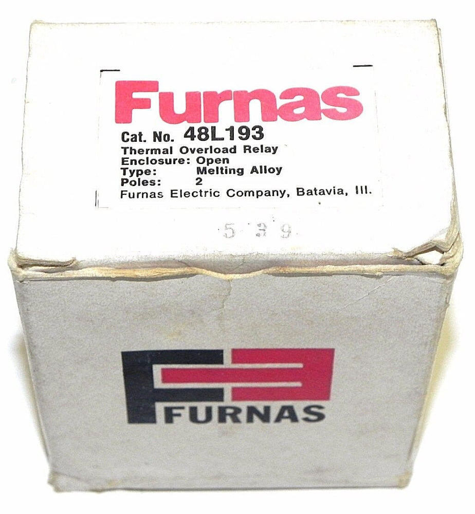 NEW FURNAS 48L193 THERMAL OVERLOAD RELAY