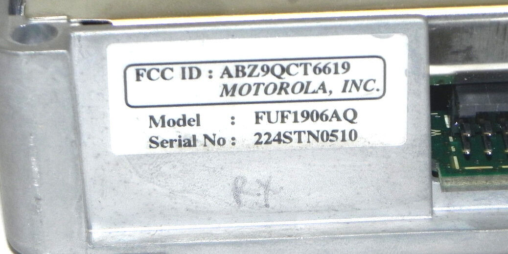 MOTOROLA FUF1906AQ RF MODULE WIDE RX MODULE MASTER