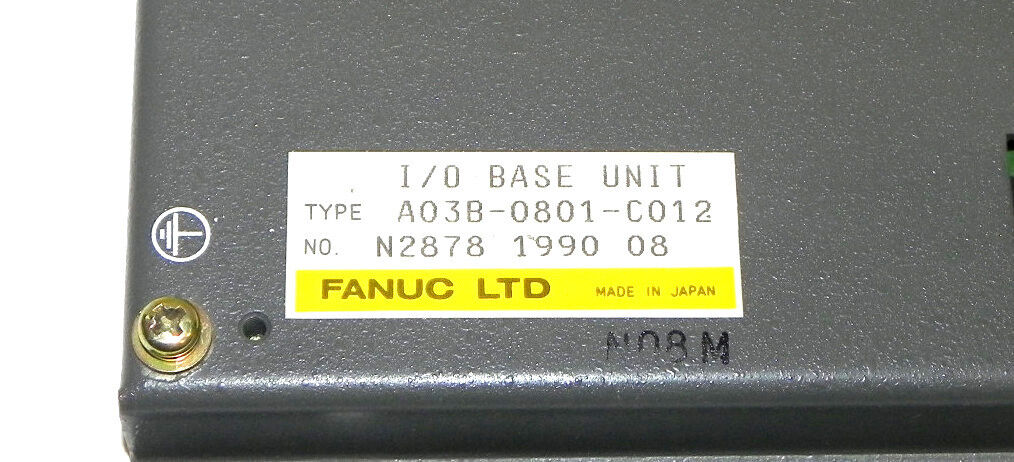 FANUC A03B-0801-C012 I/O BASE UNIT A03B0801C012