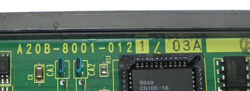 FANUC A16B-1212-0871/15C POWER SUPPLY BOARD W/ A20B-8001-0121/03A PROCESSOR