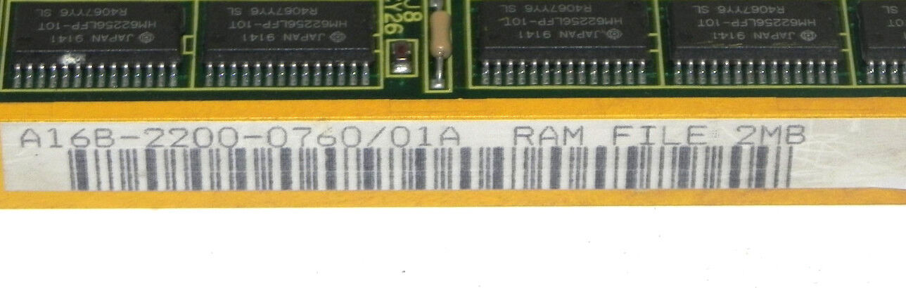 FANUC A16B-2200-0760/01A 2MB RAM FILE A16B-2200-0760