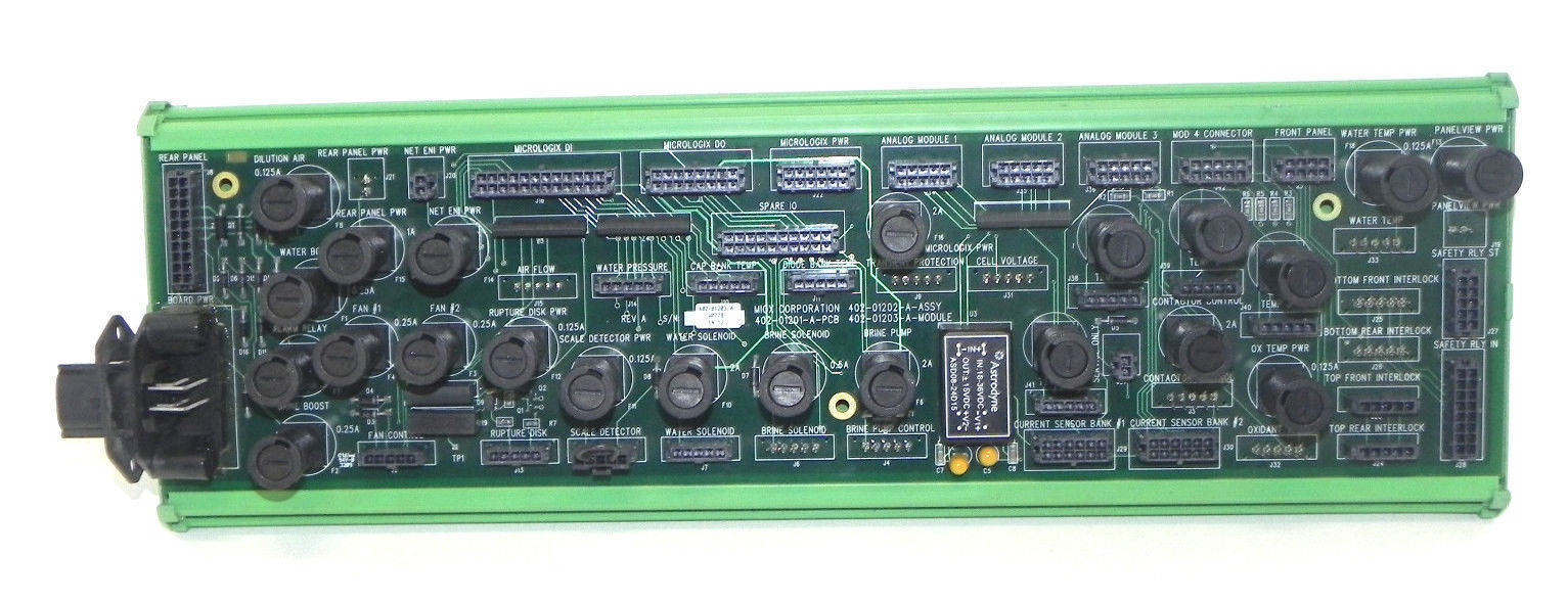 MIOX CORPORATION 402-01201-A-PCB, 402-01202-A-ASSY, 402-01203-A-MODULE 40201203A