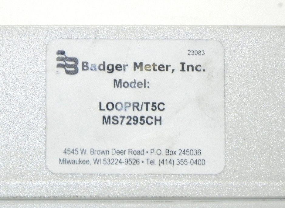 NEW BADGER INC METER LOOPR/T5C LOOP R/T MS7295CH
